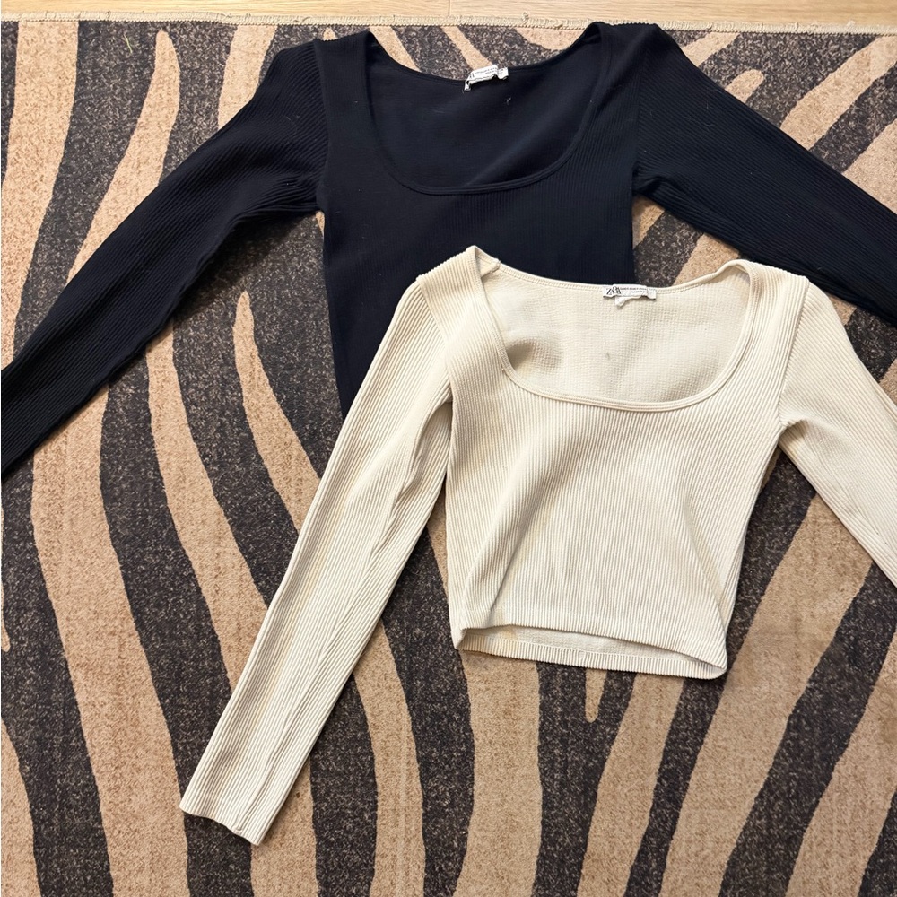 Zara long sleeve tops
